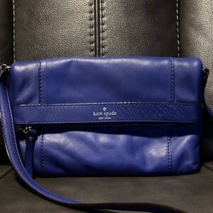 Kate Spade Fremont Place Julian, Holiday Blue Crossbody Bag